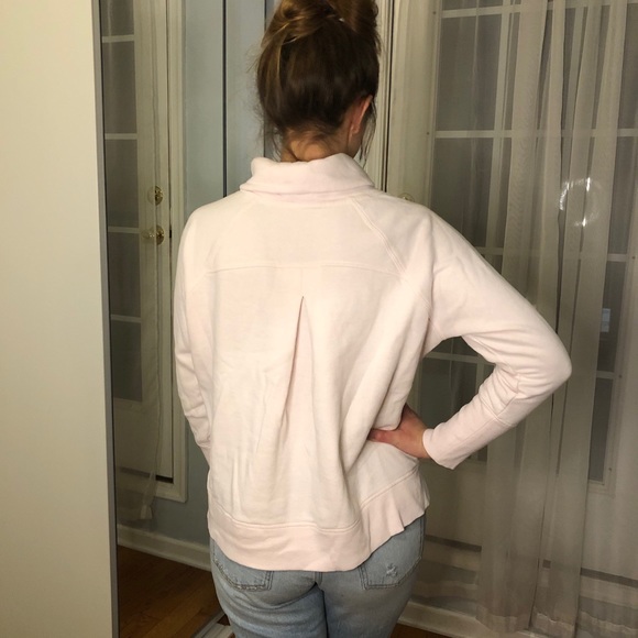 Pink Calvin Klein Cowl Neck Sweatshirt - Picture 4 of 5